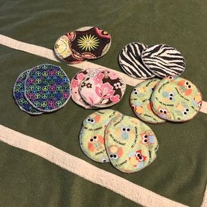 Lot of 6 washable nursing breast pads.